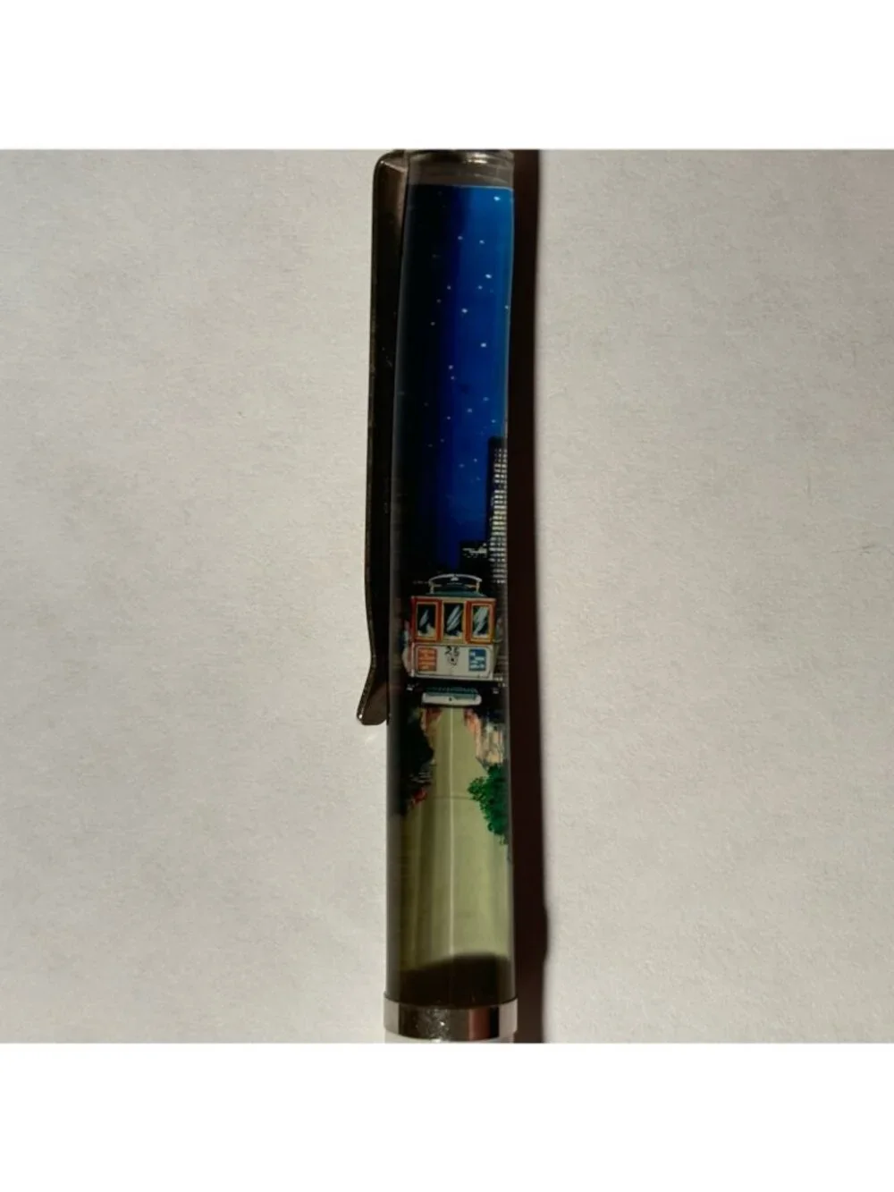 San Francisco California Floaty Pen Cable Car Moves by City Souvenir Promo Vtg